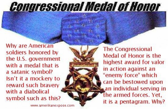 Congressional Medal of Honor - Satanic Sigil