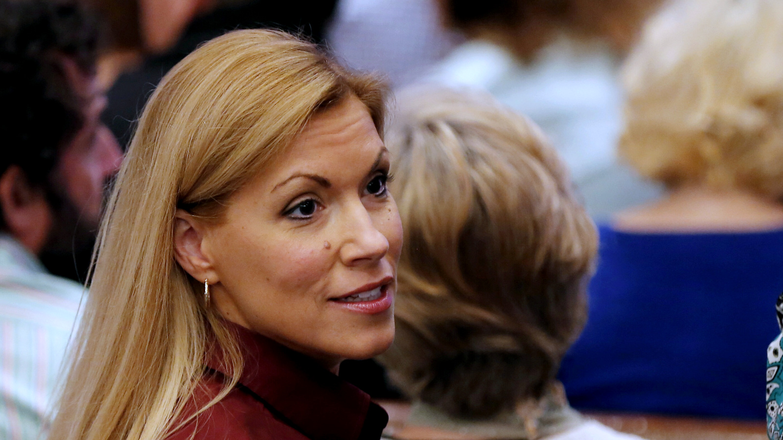 Beth Van Duyne, mayor of Irving, Texas, attends the North Texas Presidential Forum hosted by the Faith & Freedom Coalition and Prestonwood Baptist Church, Sunday, Oct. 18, 2015, in Plano, Texas. (AP/Brandon Wade)