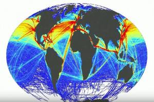 World martitime traffic and trade_Map