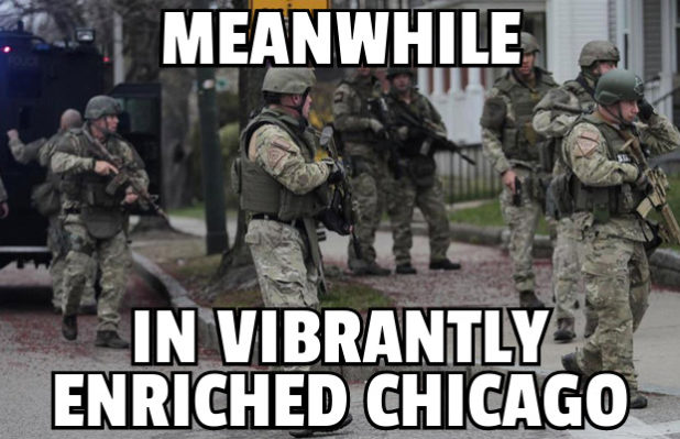 Chicago: Police Issue Bulletin Warning Officers That the City is a Warzone