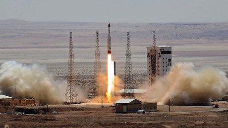 Simorgh rocket is launched and tested at the Imam Khomeini Space Centre, Iran © Reuters