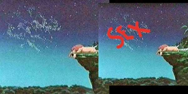 Image result for Sex in the sky of The Lion King?