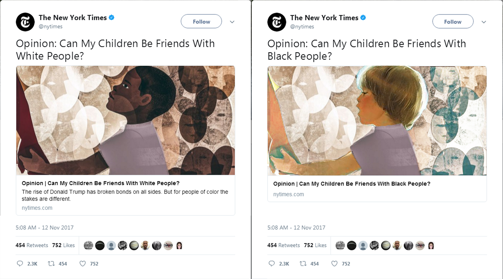 NY Times Op-Ed: ‘Can My Children Be Friends With White People?’