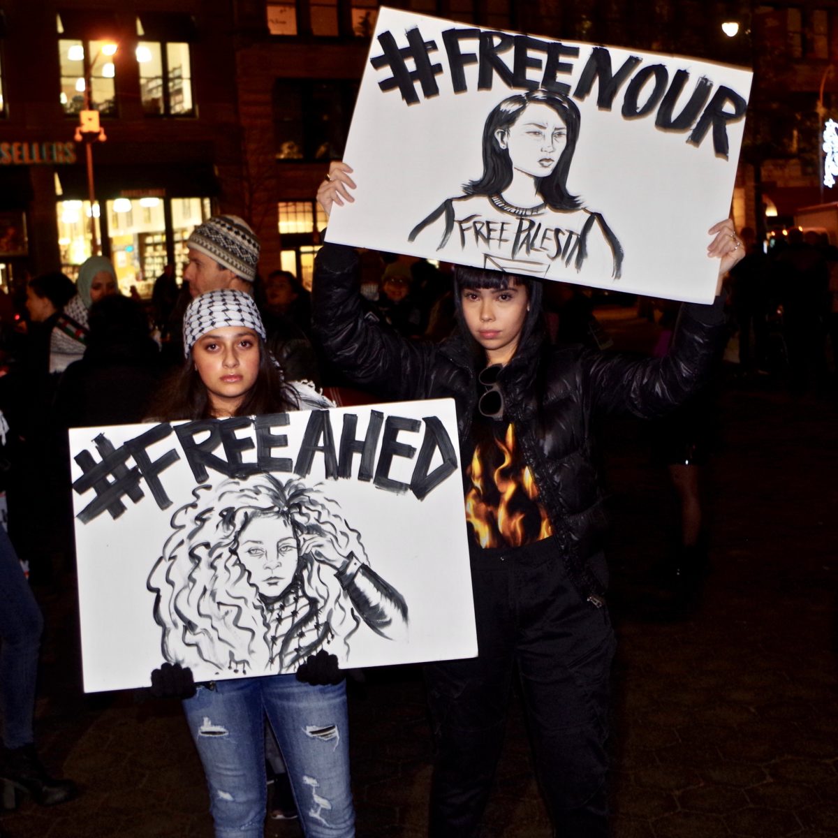 New Yorkers rally in solidarity with Ahed Tamimi