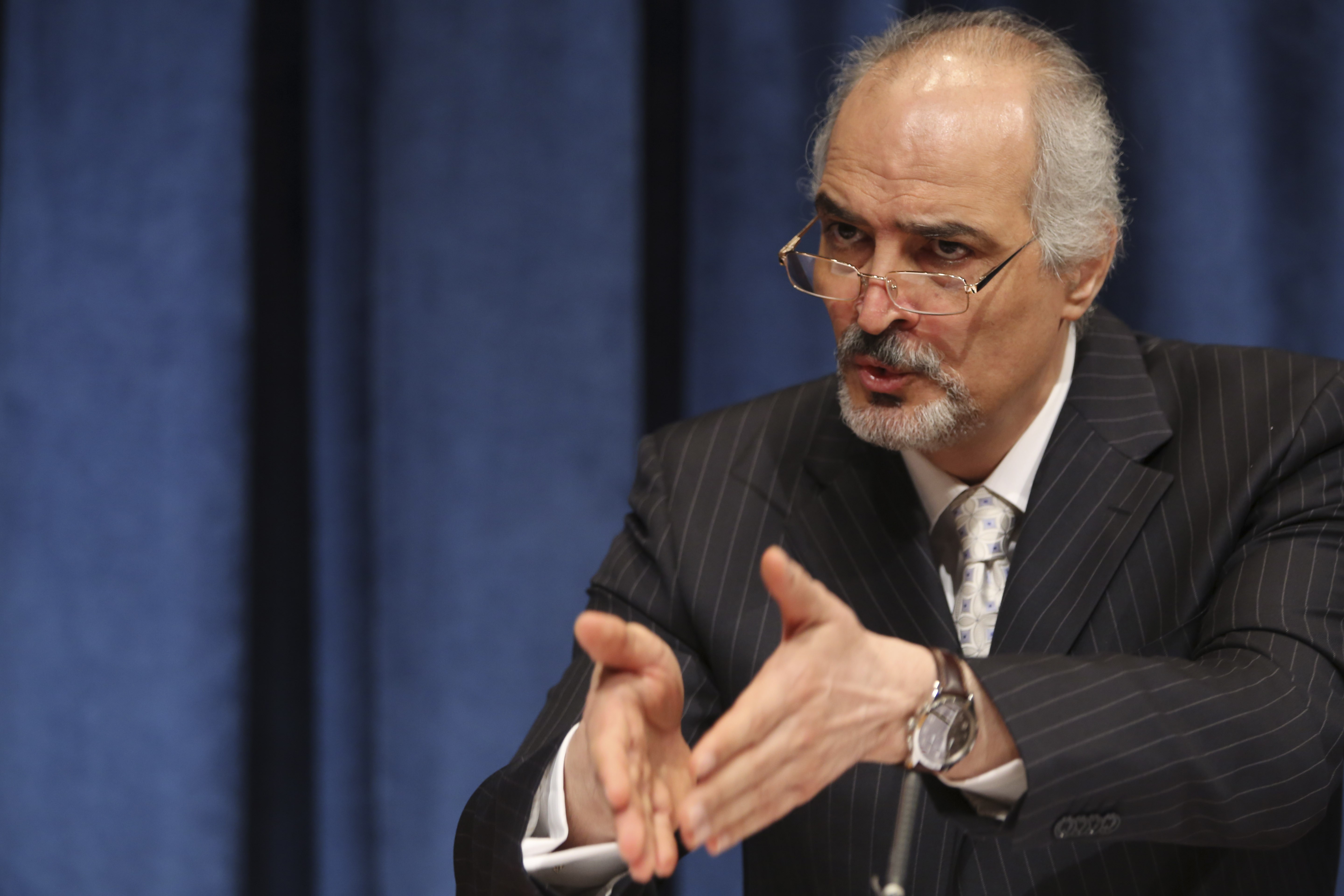 Syria’s Permanent Representative to the UN Bashar al-Jaafari