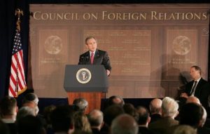 george W bush cfr council on foreign relations