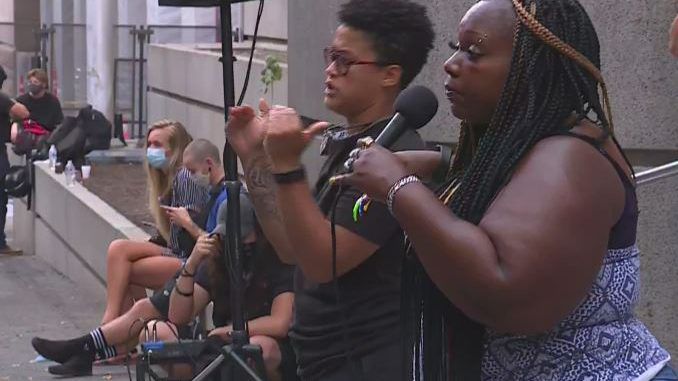 BLM Leader Fantasizes About Babies Strangling to Death On Umbilical Cords As Crowd Cheers Her On