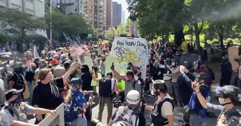 Civil War: Antifa & Proud Boys Clash In Portland As Riots Accelerate