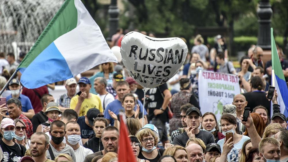 Fourth week of anti-Kremlin protests in Russia's far-east