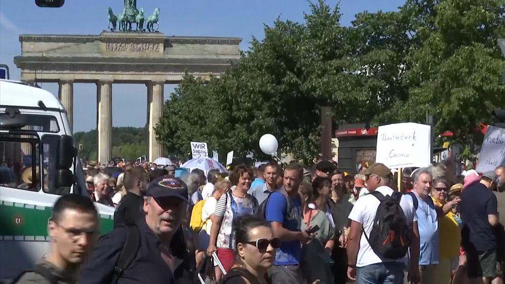 'Pandemic Freedom Day': Thousands protest in Berlin over COVID-19 restrictions