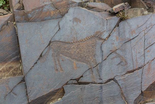 The ancients Petroglyphs in Tamgaly in Kazakhstan (coob.kz / Adobe Stock)