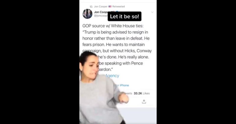 Fake News Tweet Suggesting Trump Will Resign to Avoid Prison Goes Viral on TikTok