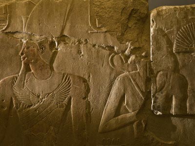 Relief of Hatshepsut and her husband, Thutmose II