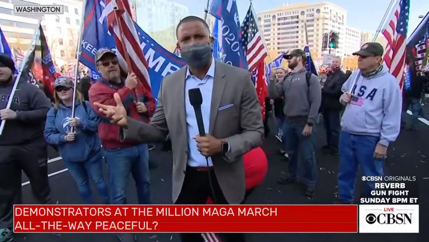 Peaceful MAGA Protest and Mob Owned Media Can’t Handle It!