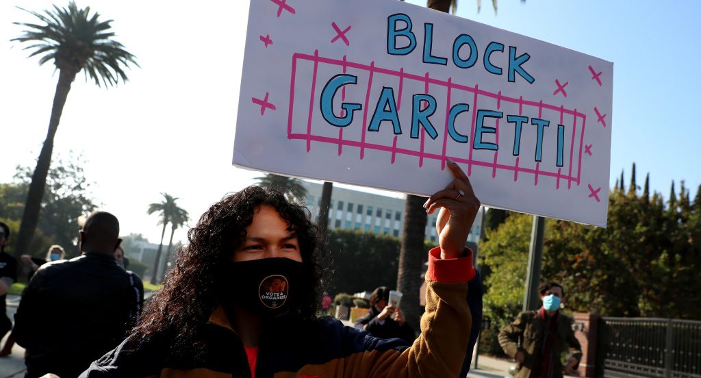 Protesters Descend On Garcetti’s House For 6th Consecutive Day