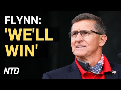 Gen. Flynn speaks at pro-Trump rallies: ‘We cannot accept what we are going through as right’ | NTD