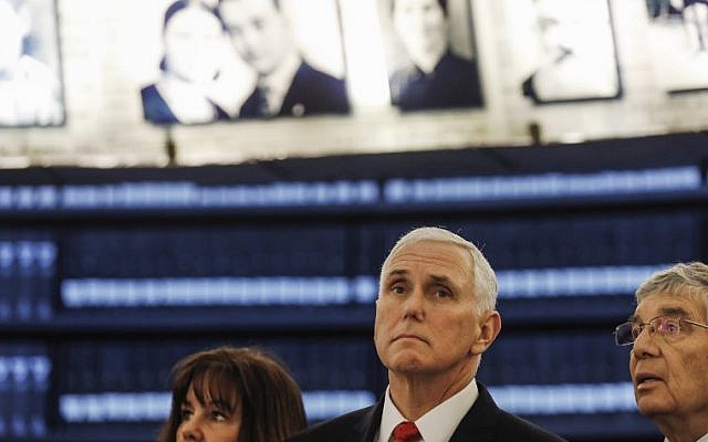 Pence said planning to visit Israel on international tour starting January 6