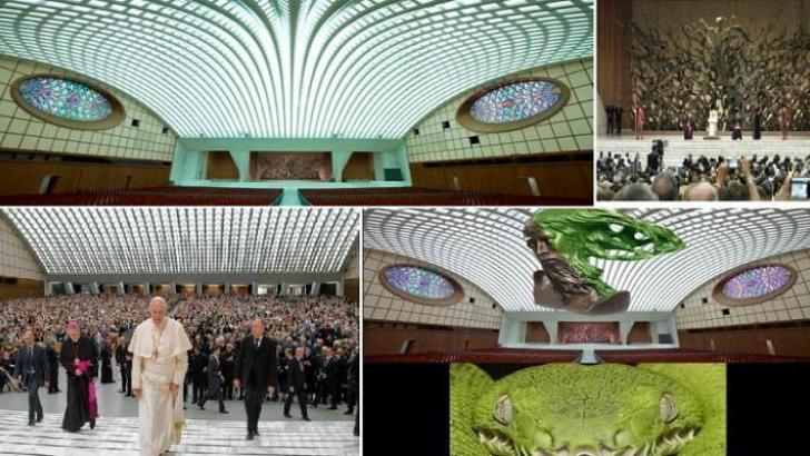 The Dark Secrets Behind The Pope’s Giant Reptilian Audience Hall