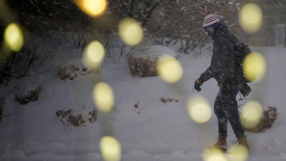 US braces for major snowstorm as vaccine rollout continues