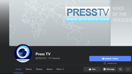 Facebook reinstates Press TV page with 4 million subscribers, hours after mysterious ‘FINAL’ deletio...