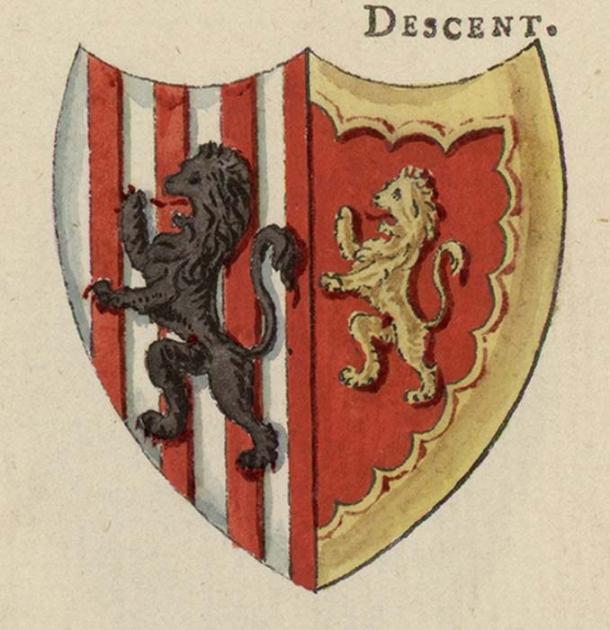 Glyndwr's Coats of Arms; used in the bloody revolt against English rule. (Jason.nlw / Public Domain)