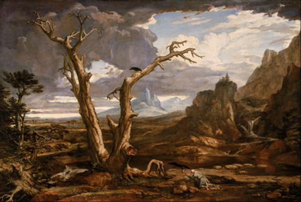 ‘Elijah in the Desert’ (1818) by Washington Allston.