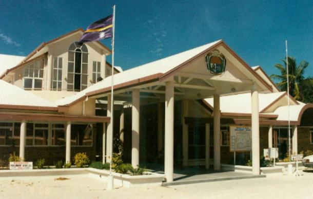 Parliament buildings of Nauru (Public Domain)