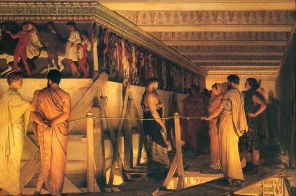 Phidias Showing the Frieze of the Parthenon to his Friends.