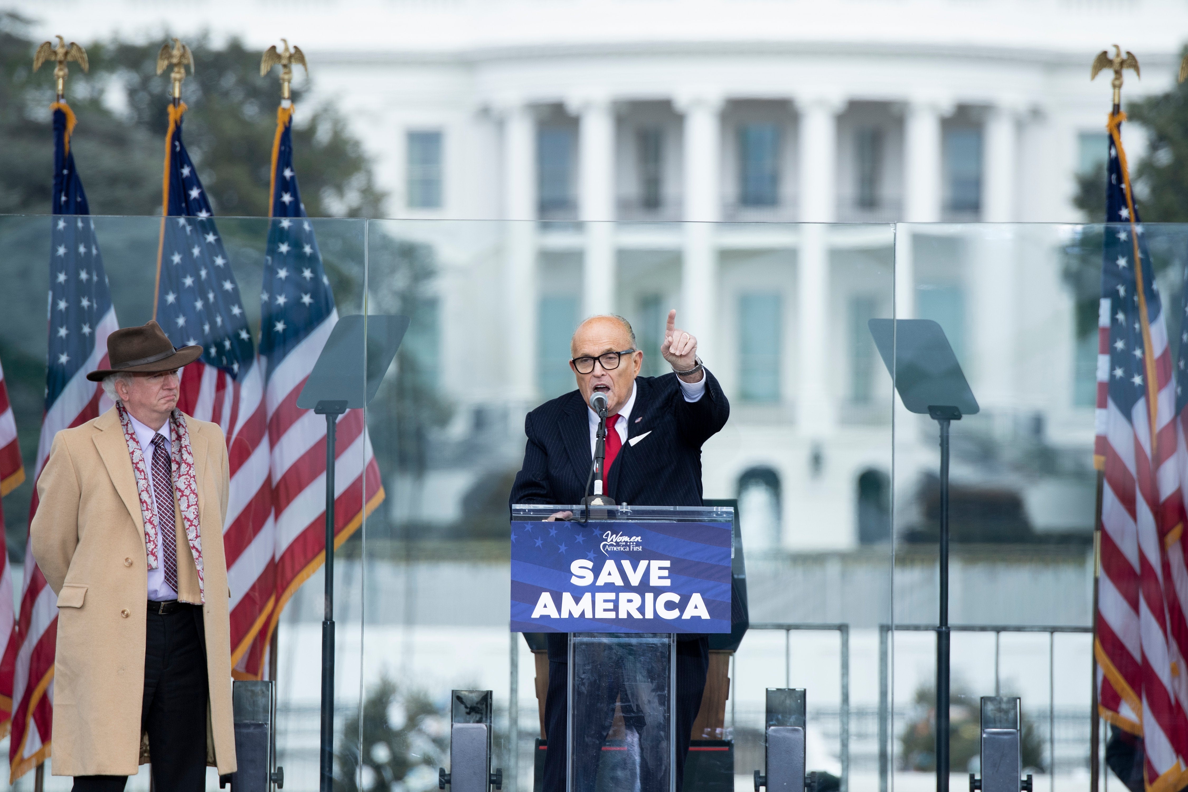 Trump lawyer Giuliani was pushing senators to block Biden victory even after riots began, misdialed ...