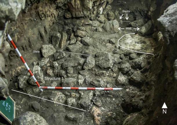 The Dehesilla cave site known as “Locus 2” south of Cadiz where the human and animal remains, and other ritual objects were discovered. (PLOS ONE)