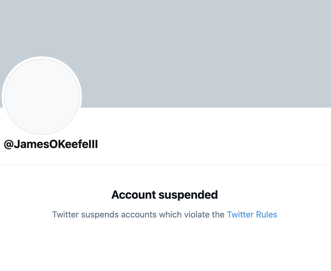 Twitter bans James O’Keefe after major CNN bias exposé