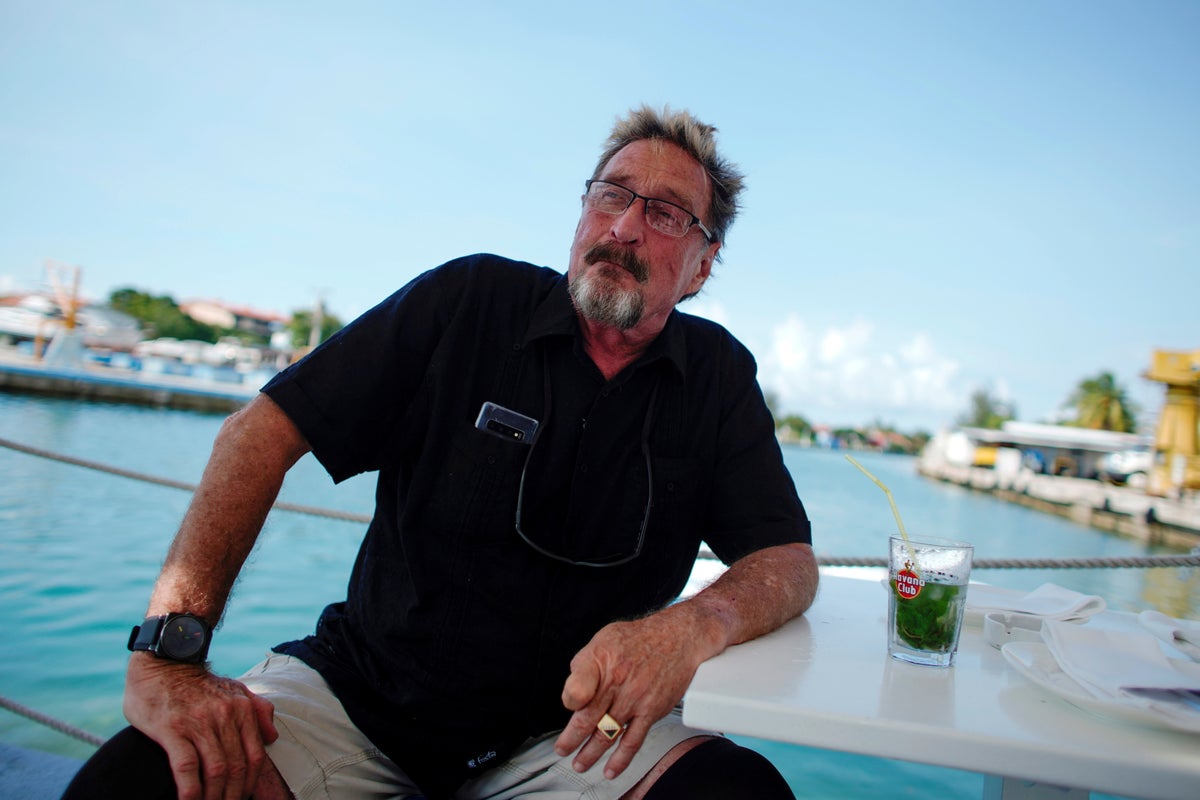 ‘I have nothing. Yet I regret nothing’: John McAfee’s pinned tweet revealed his friends had ‘evapora...