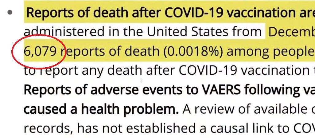 cdc vaccine deaths 