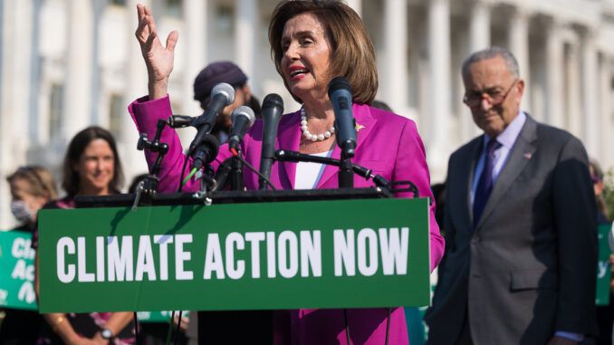 Schumer and Pelosi Climate crisis