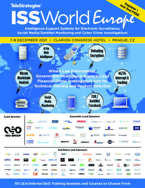 The frontpage of the ISS World Europe advertisement