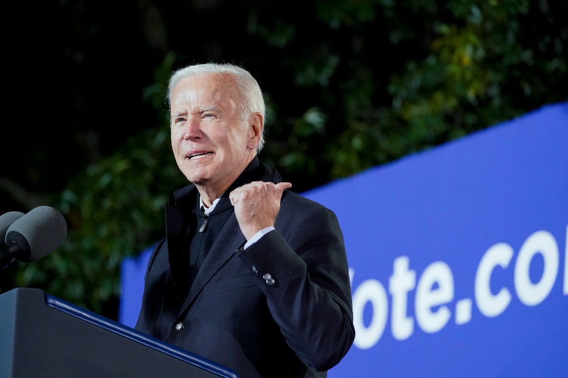 Biden is getting dragged in the polls. That hasn’t stopped Dems from sticking by him.