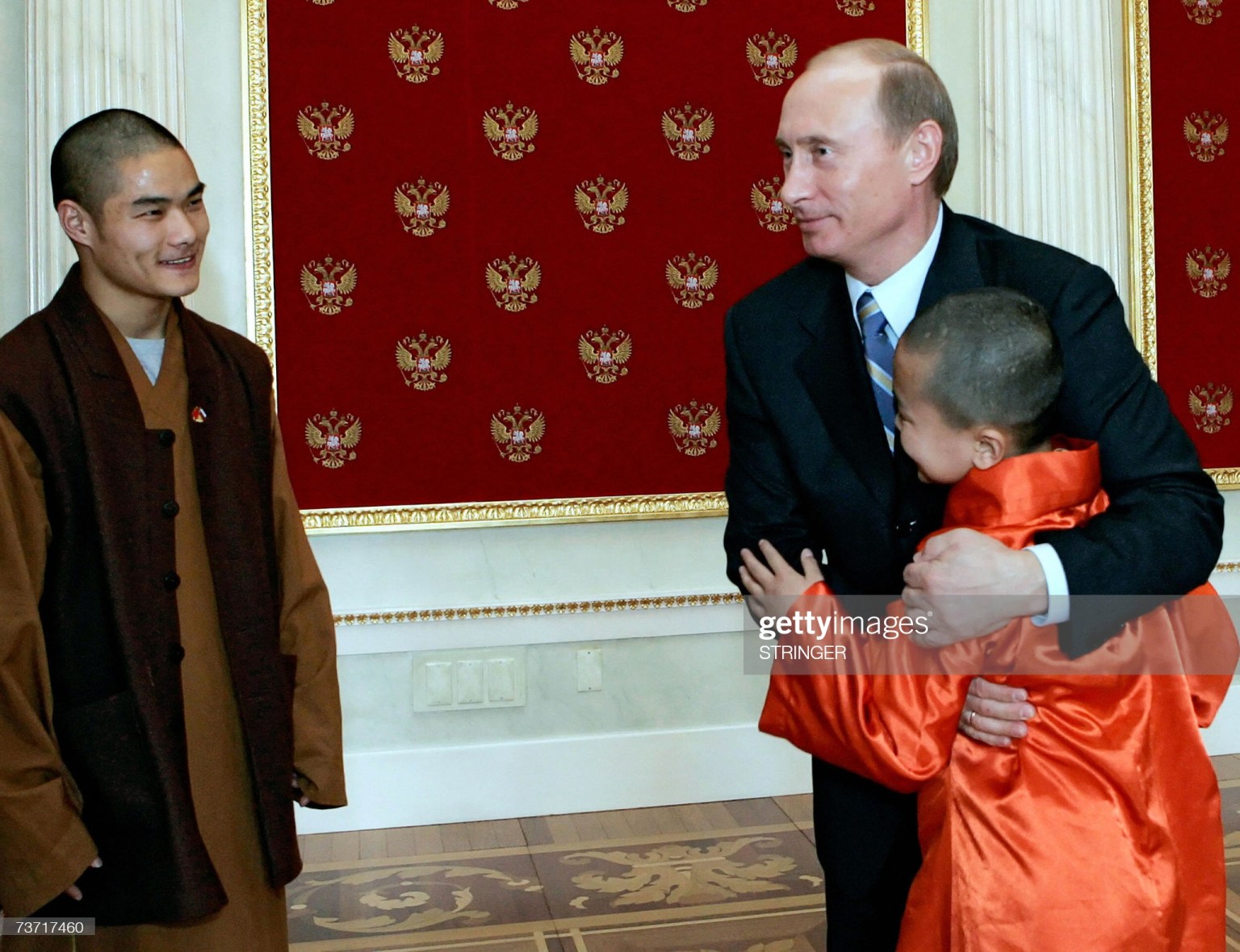 Путин и мальчик