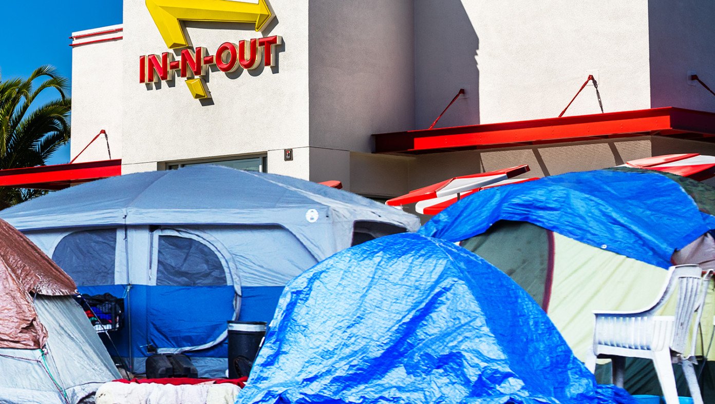 San Francisco Bans People From Eating At Unsanitary In-N-Out, Must Eat On Poop-Covered Sidewalk Inst...