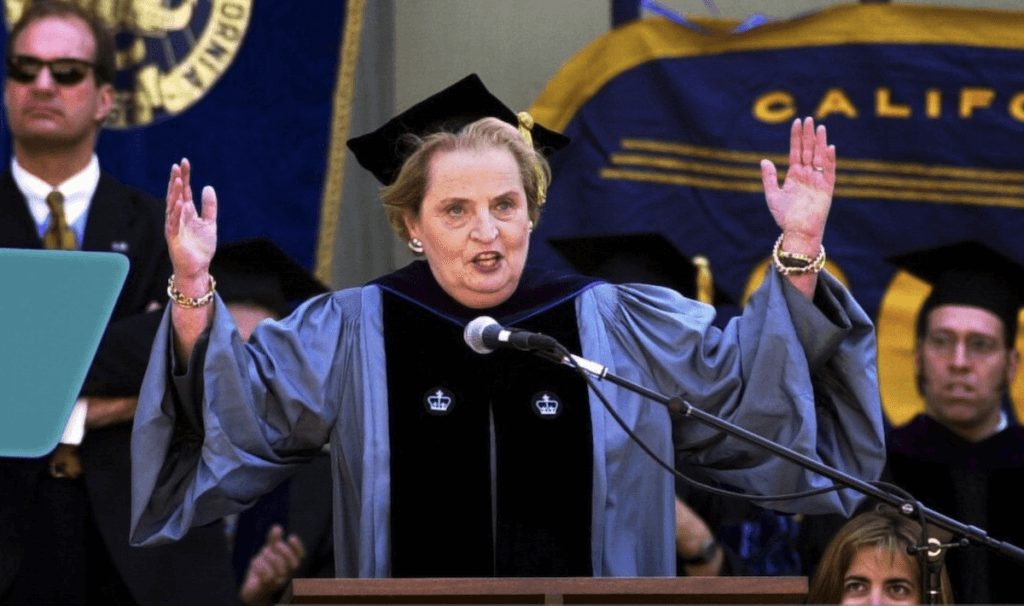 Remembering Madeleine Albright and the Berkeley Commencement