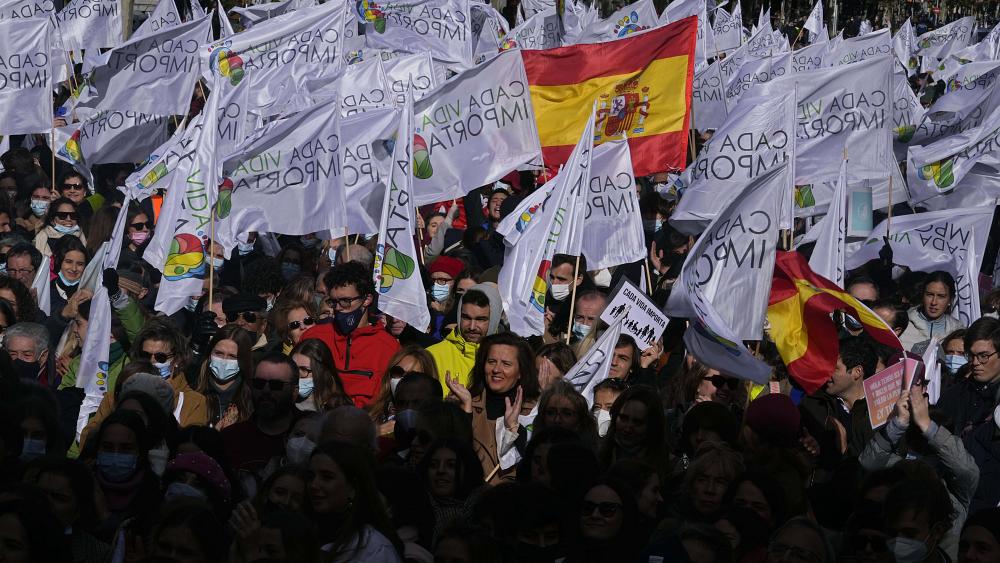 Spain approves new law banning harassment of women going for abortions