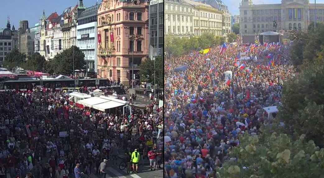 70,000 Czech Protesters Flood Prague Over Energy Crisis