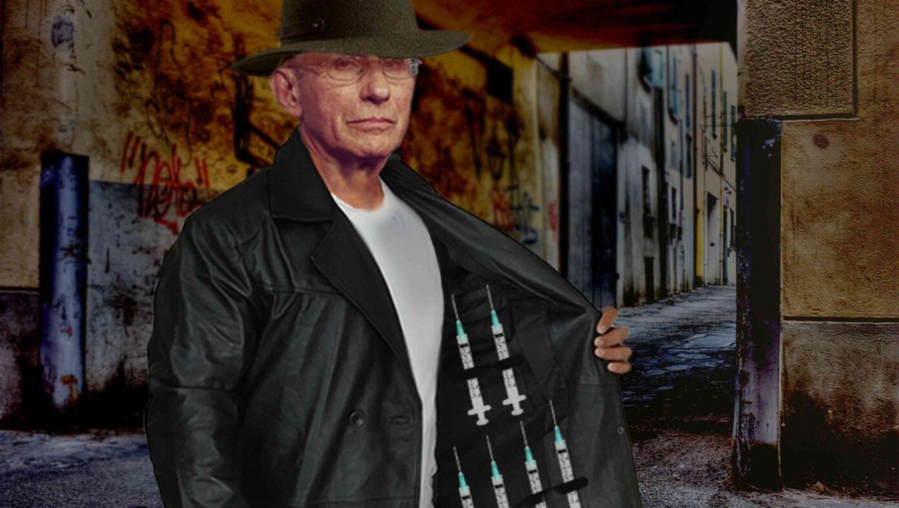 Retiring Dr. Fauci Begins Selling Vaccines Out Of Trenchcoat In Dark Alleyway