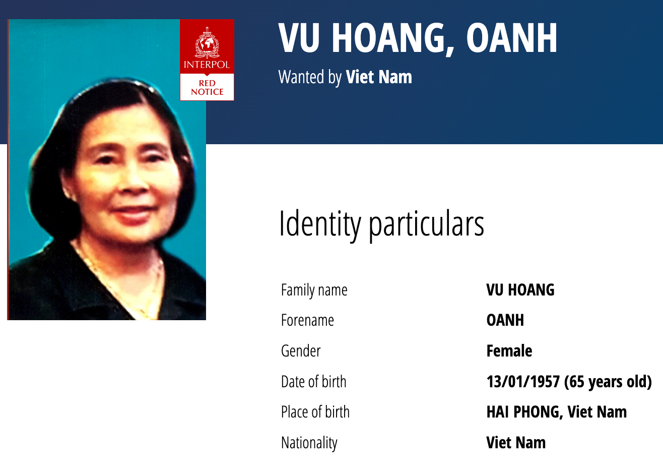 interpol red notice oanh ha