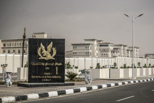 Correctional and Rehabilitation Centre in Badr city, Egypt on January 16, 2022 [Photo by KHALED DESOUKI/AFP via Getty Images]