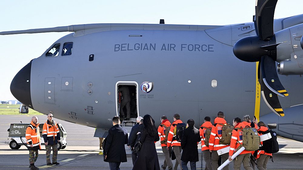 Belgian medical volunteers open field hospital in earthquake-hit Turkey