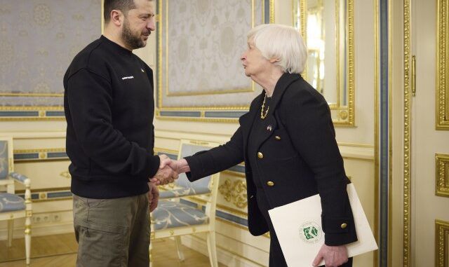 US Taxpayers Have A ‘Duty’ To Defend Ukraine’s Border From Invasion Janet Yellen Claims