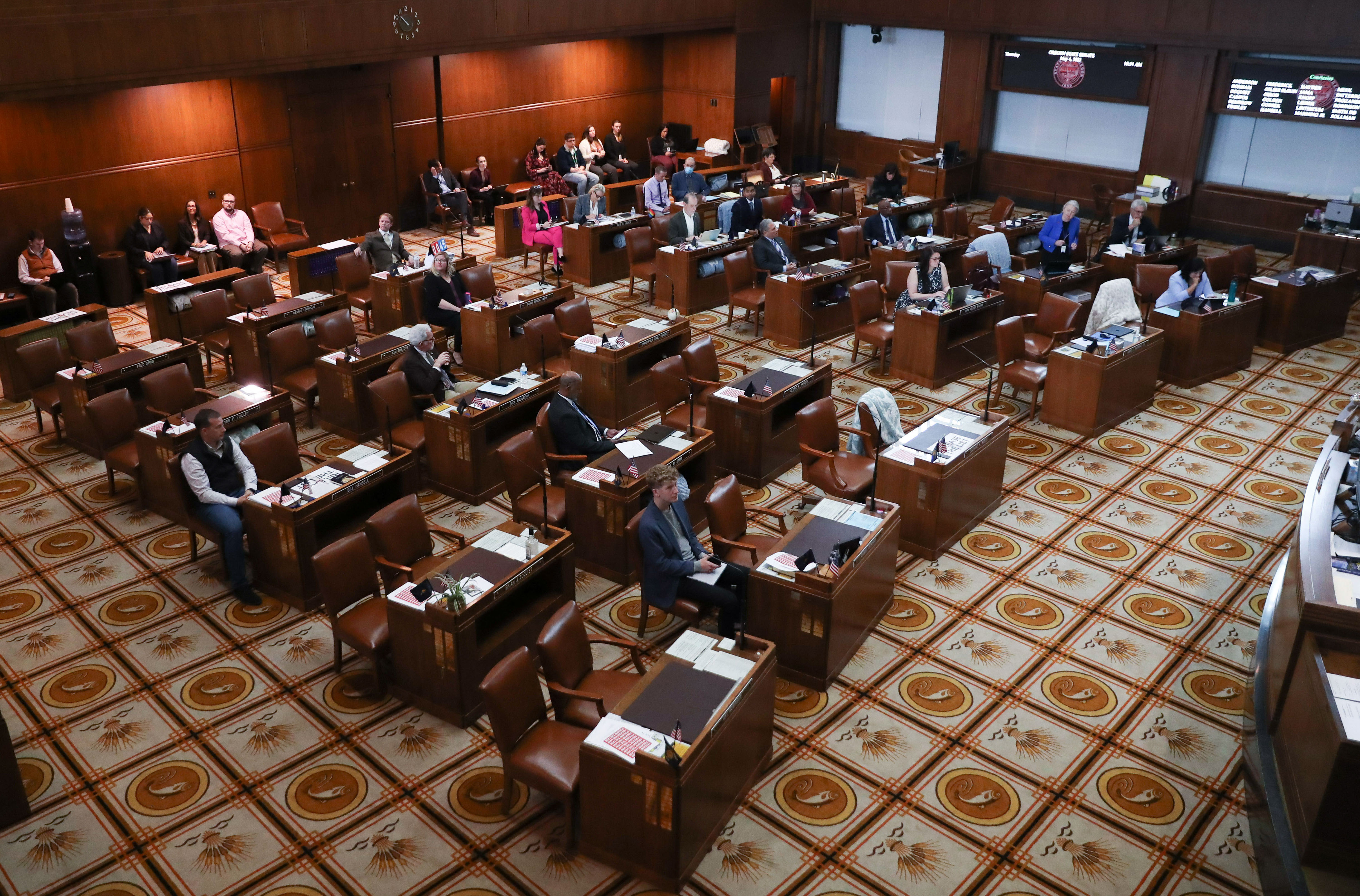 In Oregon, superminority Republicans staged a weeks-long walkout to boycott business in the state Senate.