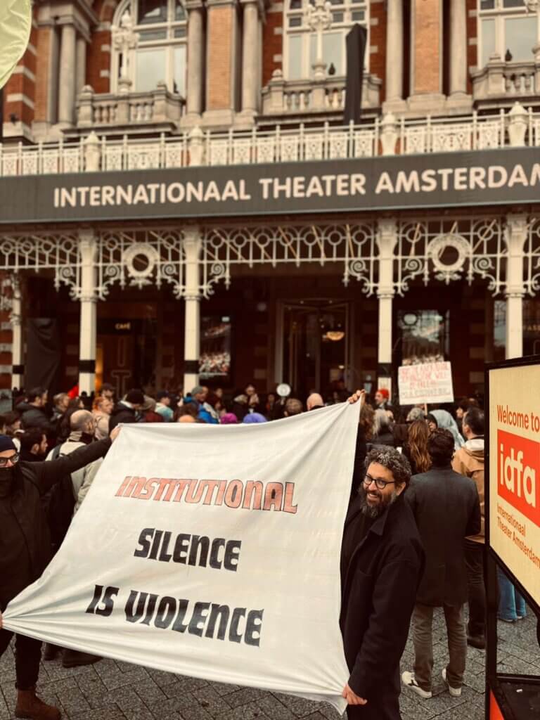 Prestigious Amsterdam documentary festival faces boycott and protests following anti-Palestinian sta...