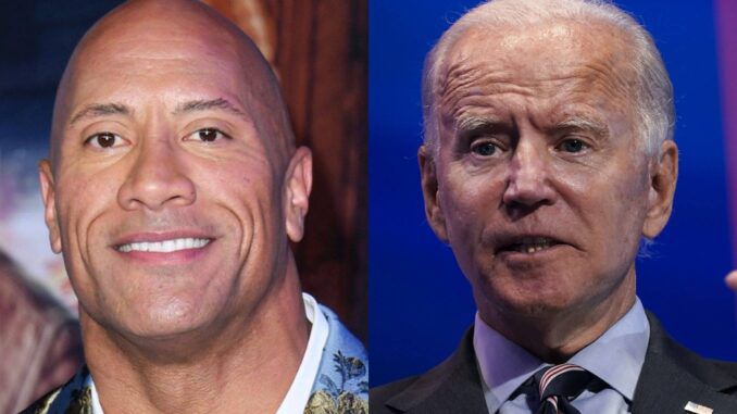 Dwayne Johnson Admits His Hollywood Pals Don’t Support Biden, Just Loyal To The Democrat Party