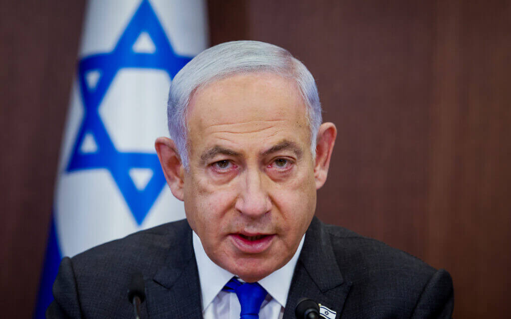 Netanyahu just said Israel will permanently occupy the land ‘from the river to the sea.’ The U.S. me...